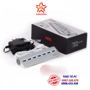 Bộ chia USB 3.0 7 cổng chính hãng Unitek Y-3187