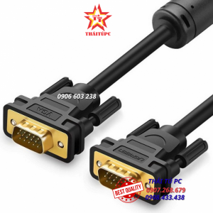 CÁP TÍN HIỆU VGA 2 ĐẦU ĐỰC CHẤT LƯỢNG CAO, MẠ VÀNG 20M UGREEN 11635