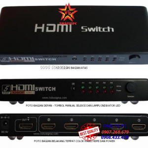 Bộ gộp HDMI 5 vào 1 ( Switch HDMI)