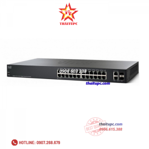 Cisco 24-port Gigabit + 2-port combo mini-GBIT Smart Switch - SG220-26-K9