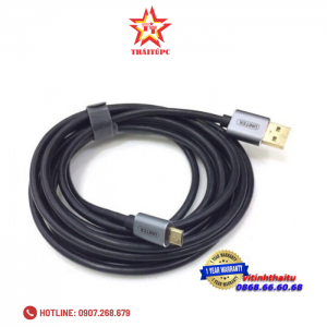 Cáp USB 2.0 -> Micro USB Unitek 3m  (Y-C 435FGY)