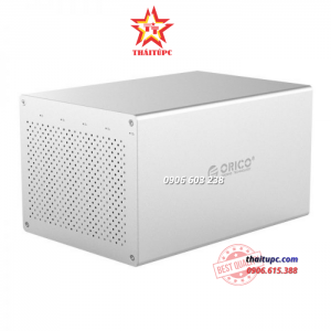 Hộp ổ cứng 3.5" 5 khe cắm SATA 3 USB 3.0 Type B - Orico WS500RU3