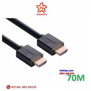 Cáp HDMI 1.4 - 70m Chính hãng Ugreen 40594 Hỗ trợ Ethernet, 4K, 2K có Chip khuếch đại