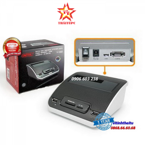 HDD Docking Station SATA USB 2.0 MIC-SPK + Hub USB 2.0 Unitek (Y - 1060S)