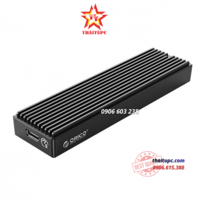 Hộp ổ cứng ORICO SSD ORICO M.2 Sata  M2PF-C3-BK - Tốc độ 5Gbps.