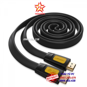 CÁP HDMI 5M SỢI DẸT HỖ TRỢ 4KX2K CHÍNH HÃNG UGREEN 11187 CAO CẤP