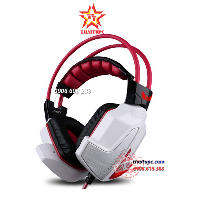 TAI NGHE CHỤP TAI CHUYÊN GAME OVANN X60-C (TRẮNG) TAI NGHE CHỤP TAI CHUYÊN GAME OVANN X60-C (TRẮNG)