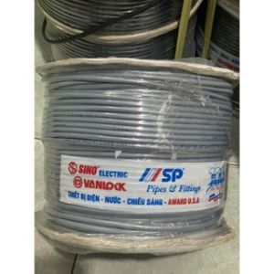 Dây Điện Thoại SINO Cuộn 200m Dây Xám, Hàng Chính Hãng