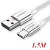 cap-usb-ra-type-c-boc-nhom-mau-bac-ugreen-60132 - ảnh nhỏ 2