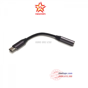 DÂY CÁP CHUYỂN ĐỔI CỔNG TYPE-C RA CỔNG DC3.5MM AUDIO M207A UNITEK