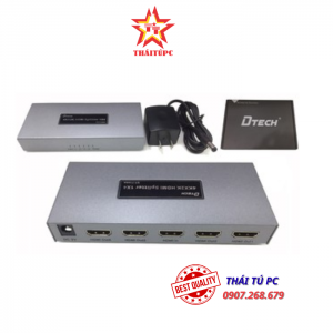 Bộ chia HDMI 1 ra 4 chính hãng cao cấp Dtech DT-7144A