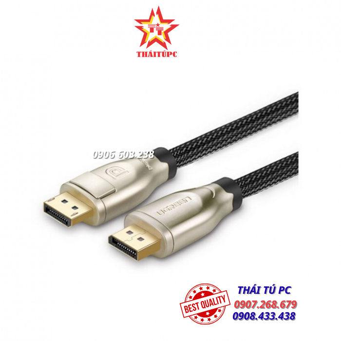 CÁP DISPLAYPORT V1.2 UGREEN 30120 4K FULLHD 2M CÁP DISPLAYPORT V1.2 UGREEN 30120 4K FULLHD 2M