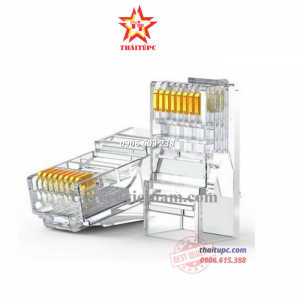 ĐẦU BẤM MẠNG CAT6 MẠ VÀNG 50C/HỘP UGREEN 50962