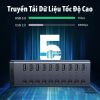 bo-hub-chia-10-cong-usb-3-0-5gbps-vo-nhom-cong-tac-ugreen-30779-kem-nguon-12v4a - ảnh nhỏ 3