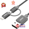 cap-usb-2-0-lightning-micro-usb-unitek-y-c-4031gy/rg/sl - ảnh nhỏ  1