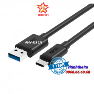 CÁP USB 3.0 -> type C Chính hãng UNITEK (Y-C 474 BK)