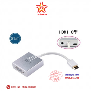 Cáp Mini HDMI -> VGA + Audio + Micro USB Z-Tek (ZY 097)