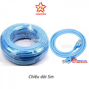 CÁP UTP CAT 6 - 5M UNITEK (Y-C 812ABL)