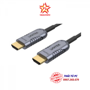 CÁP HDMI 2.1 DÀI 50M SỢI QUANG 8K C11033DGY (HỖ TRỢ PS5 4K @ 120HZ)