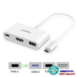 Cáp chuyển USB Type C sang HDMI + USB 3.0 Ugreen 30377