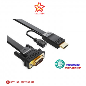 Cáp chuyển đổi HDMI sang VGA dài 3m cao cấp Ugreen 40232