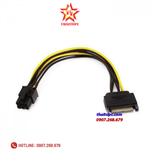Cáp Chuyển Đổi Nguồn SATA Sang IDE 6Pin